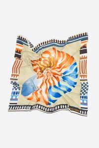 Pa&ntilde;uelo caracol naranja