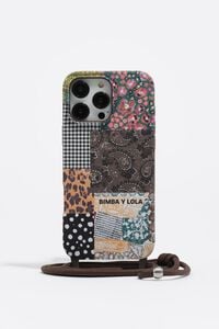 Funda r&iacute;gida iPhone 16 Pro Max patchwork