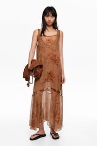 Vestido con dobladillo abotonado Underwater