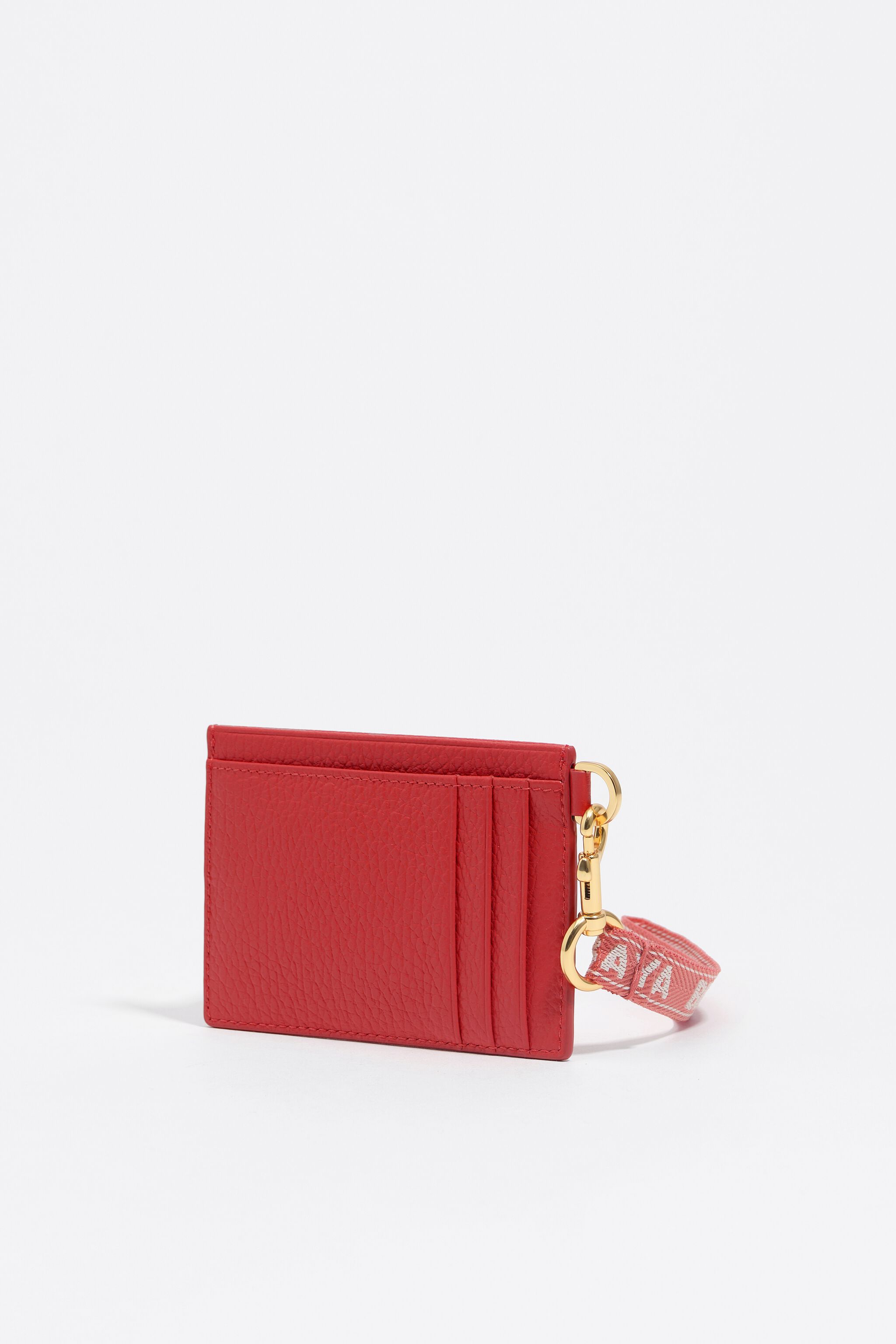 【BIMBA Y LOLA】レザー製コイン&カードケース Black leather card holder/coin purse