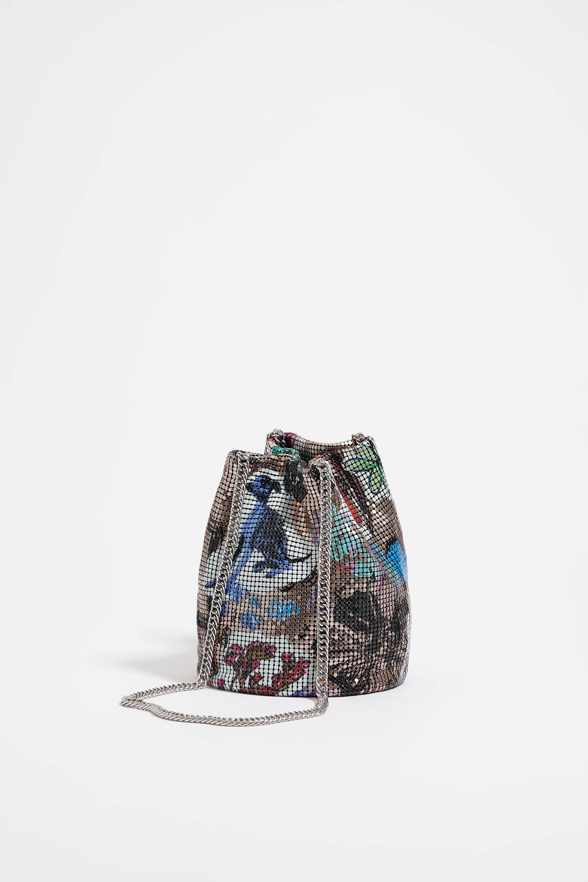 Mesh on sale bucket bag