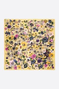 Banana watercolor floral scarf