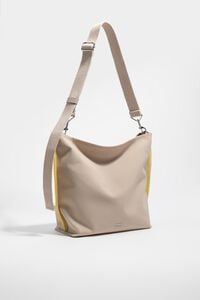 Bolsa Carlino mediana gabardina arena