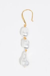 Aretes perlas dorados