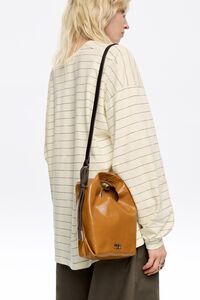 Caramel leather mini Paper bag Caramel leather mini Paper bag