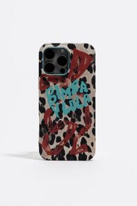 Leopard bow iPhone 16 Pro Max rigid case