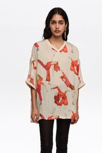 Oversize fluid Dancers T-shirt