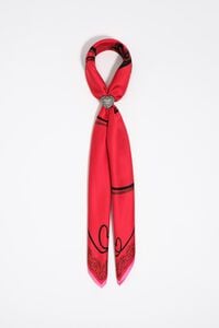 Dije bolsa pa&ntilde;uelo coraz&oacute;n y logo