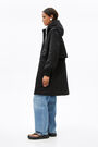 Black technical trench Black technical trench