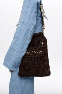 Bolsa de hombro peque&ntilde;o papel chocolate