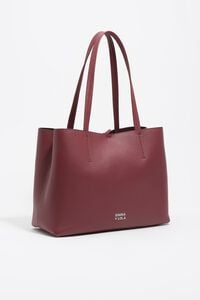 Burgundy leather Chihuahua shopper bag Burgundy leather Chihuahua shopper bag