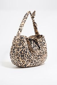 Bolsa shopper grande nylon Leopard natural