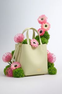 Bolsa chihuahua peque&ntilde;a piel verde p&aacute;lido
