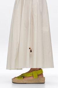 Sandalia cu&ntilde;a yute piel lima