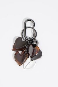 Llavero resina corazones chocolate
