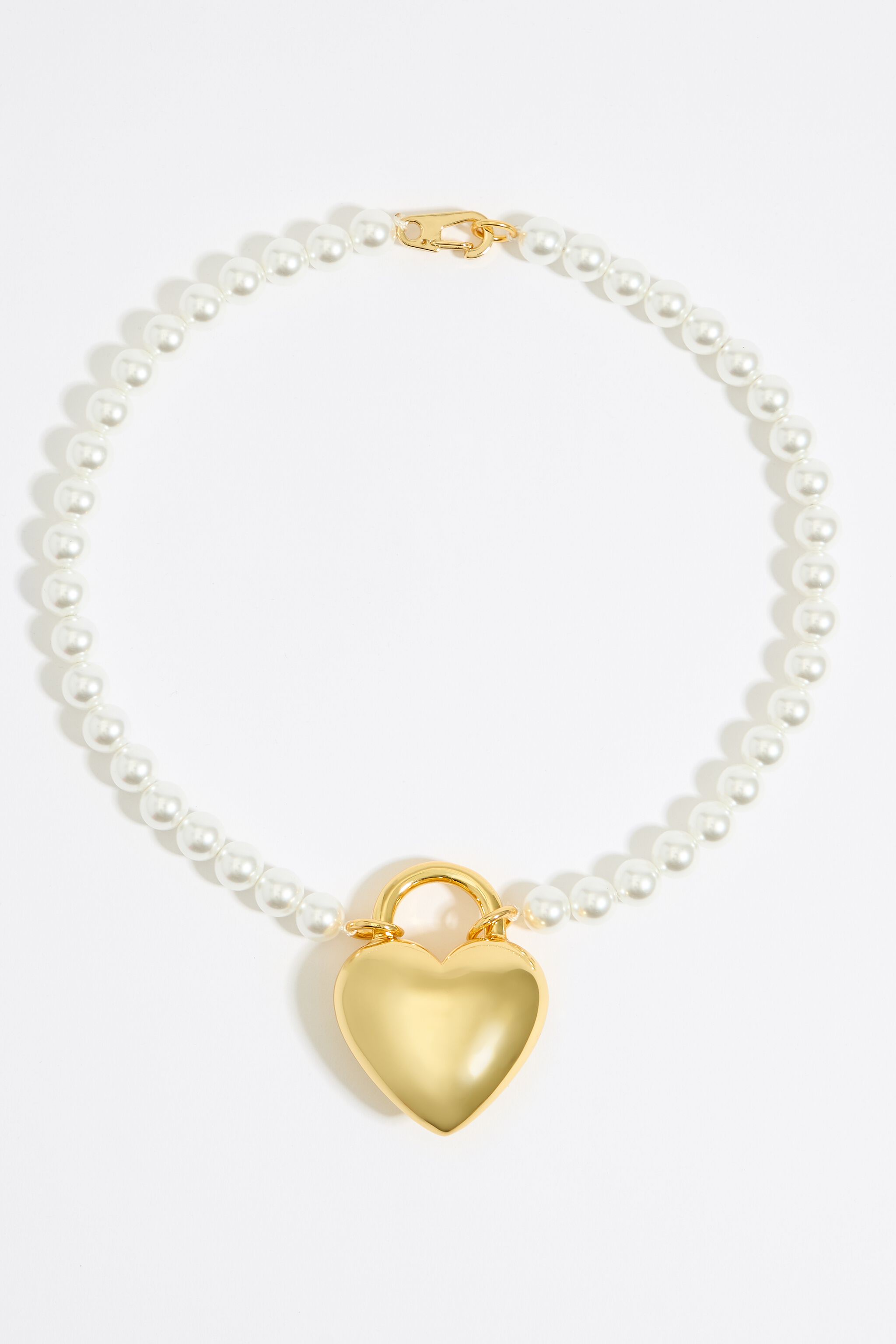 Cultured Freshwater Pearl Heart Necklace in 14k Yellow Gold | BJ's  Wholesale Club