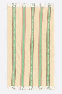 Beige lightweight cotton towel