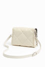 Bolso bandolera M nylon acolchado marfil Bolso bandolera M nylon acolchado marfil