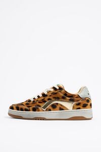 Deportiva cupsole 13 57 pelo print leopardo