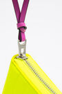 Neon yellow croc book wallet Neon yellow croc book wallet