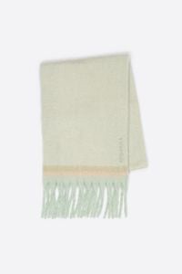 Mint striped brushed scarf Mint striped brushed scarf