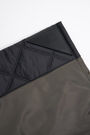 Bolso solapa XL acolchado nylon negro Bolso solapa XL acolchado nylon negro