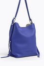 Bolso saca L piel azul tinta Bolso saca L piel azul tinta