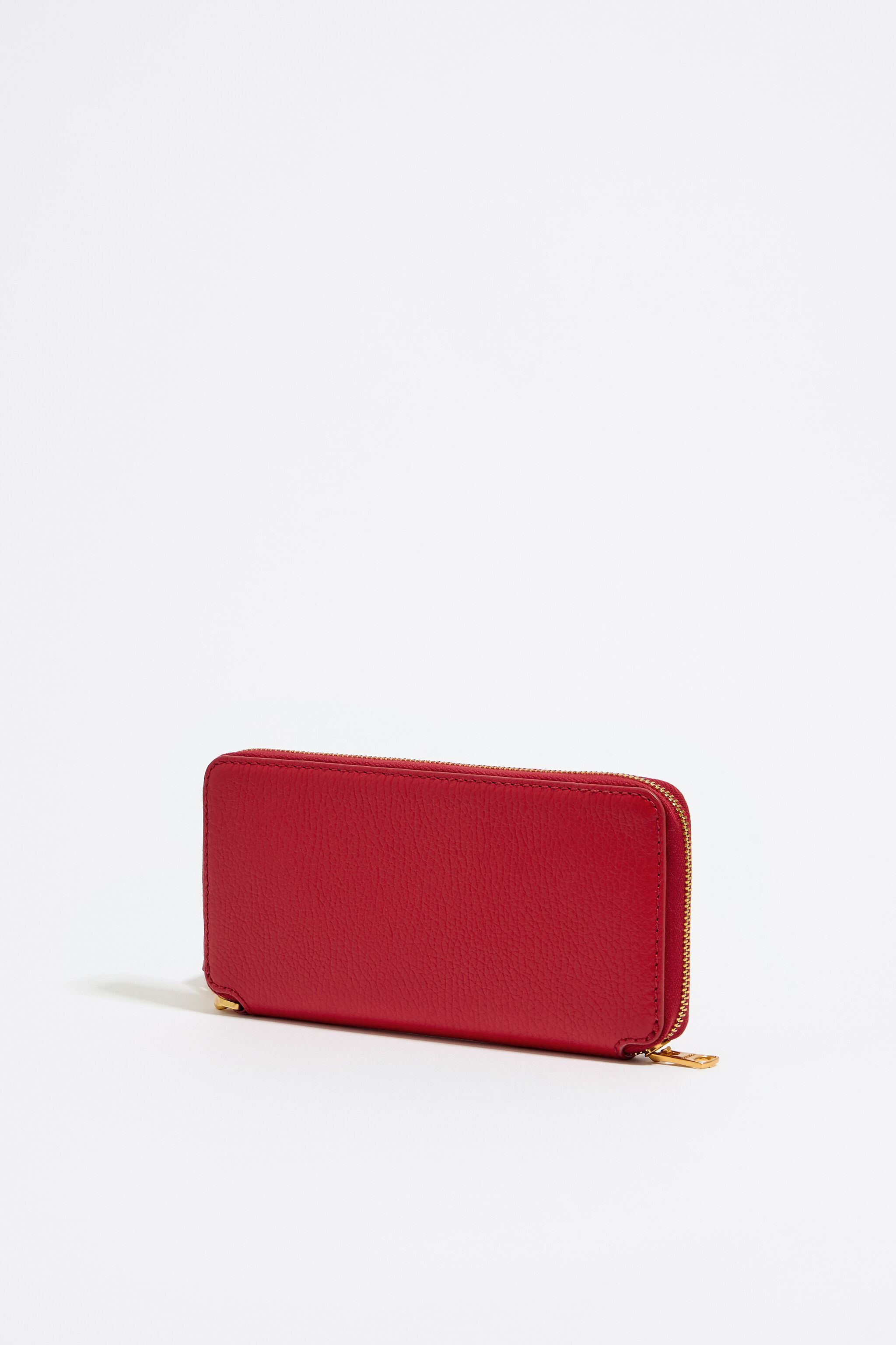 Cartera clearance roja mujer