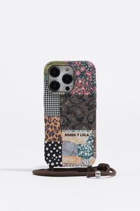 Funda r&iacute;gida iPhone 16 Pro patchwork