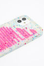 Funda iPhone 11 confeti rosa Funda iPhone 11 confeti rosa