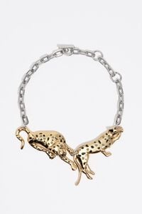 Collar panteras bicolor