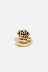 Black animal print ring Black animal print ring