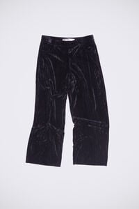 Pantal&oacute;n terciopelo negro