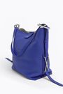 Bolso saca L piel azul tinta Bolso saca L piel azul tinta