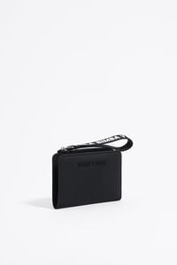 Black nylon compact purse