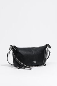 Medium black leather Madrid bag