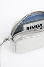 Minibolso piel plateado Minibolso piel plateado