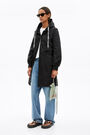 Black technical trench Black technical trench