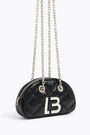 M black leather crossbody padded bag M black leather crossbody padded bag