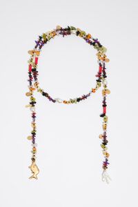 Collar pez y piedras multicolor