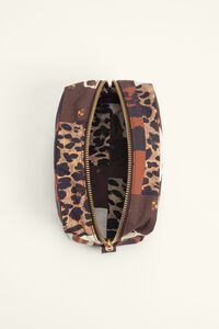 Neceser mediano nylon patchwork chocolate