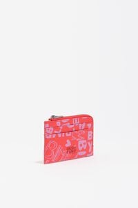 Monedero tarjetero piel print tomate rosa Monedero tarjetero piel print tomate rosa