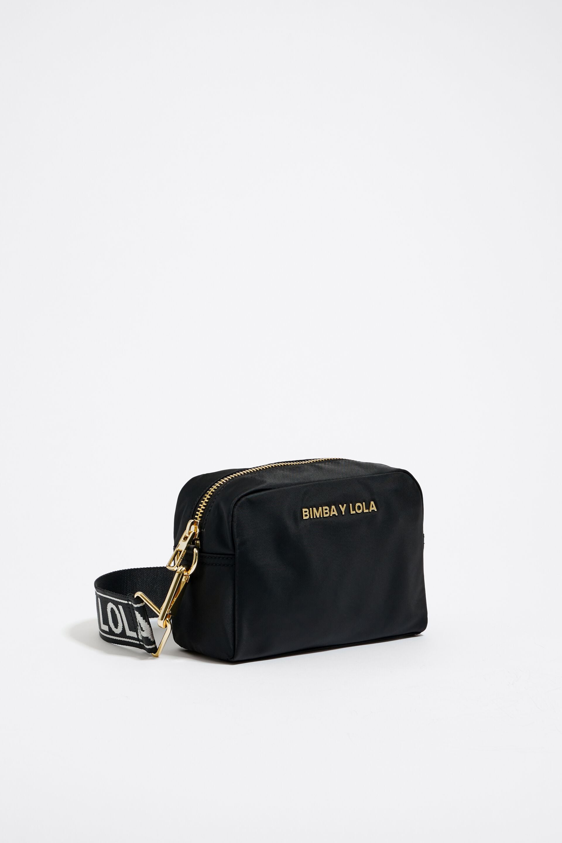 Bolsa bandolera pequeña nylon negra