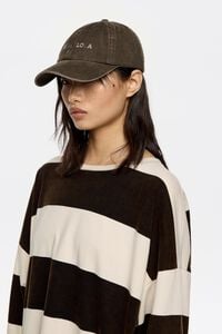 Washed brown cotton cap Washed brown cotton cap
