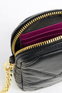Minibolso móvil piel acolchada negro Minibolso móvil piel acolchada negro