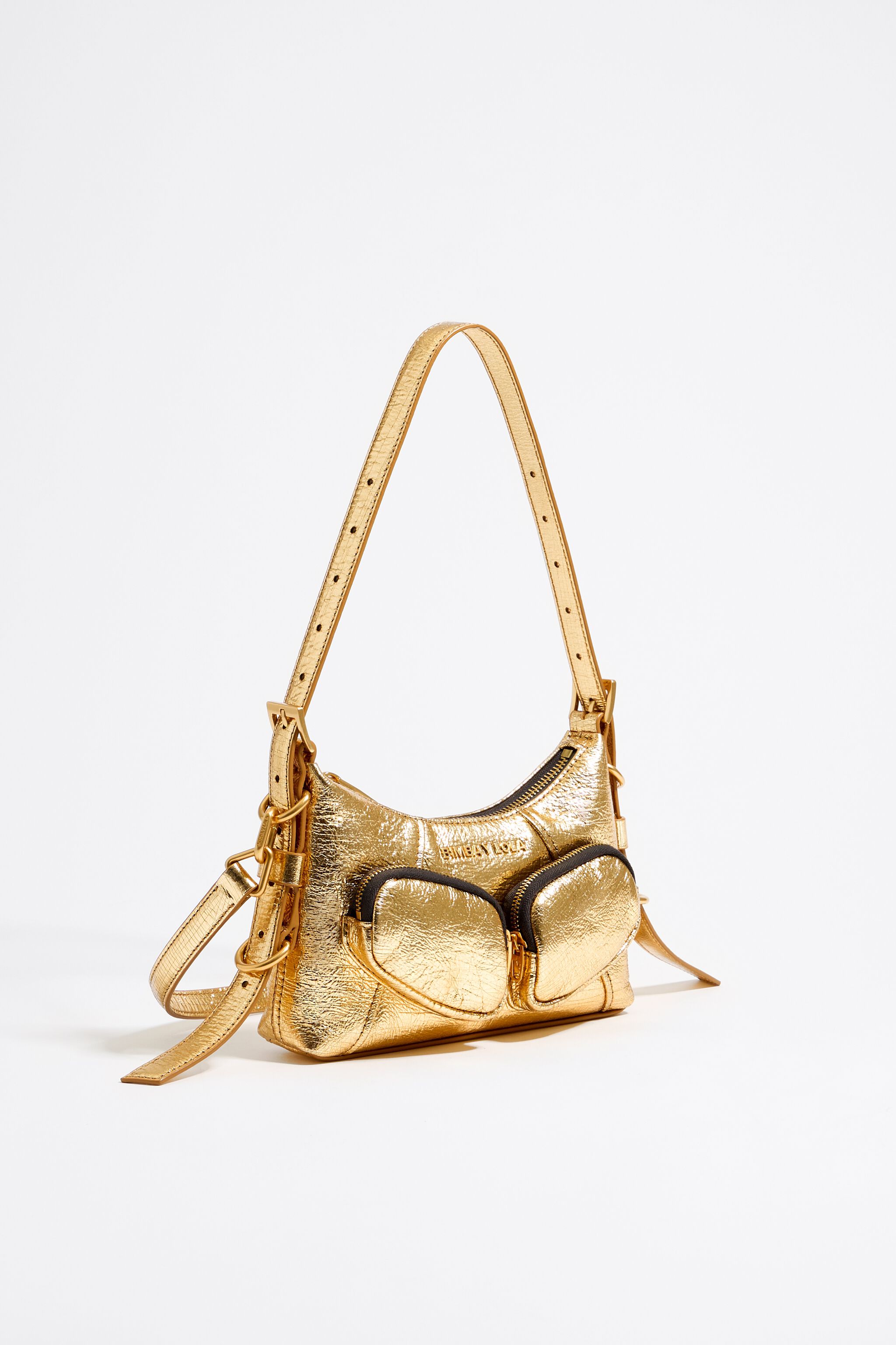 Gold shop metallic handbag