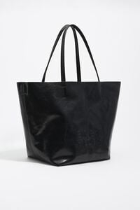 Bolsa shopper grande piel negra