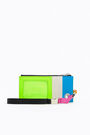 Neon green nylon rectangular coin purse Neon green nylon rectangular coin purse