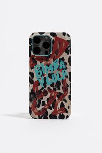 Leopard bow iPhone 14 Pro Max rigid case