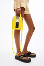 Minibolso bandolera rafia amarillo Minibolso bandolera rafia amarillo